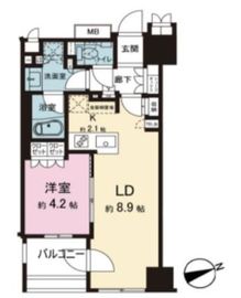 サンメゾン目白高田 7階 間取り図