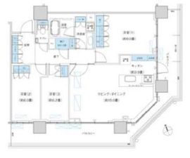 パークシティ柏の葉キャンパス ザ・ゲートタワー ウエスト 3610 間取り図
