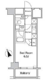 プラウドフラット蒲田Ⅱ 603 間取り図