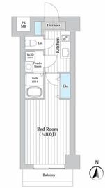 Mo・ai川崎西口 702 間取り図