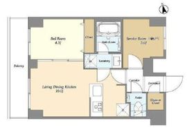 Augusta Residence大森 802 間取り図