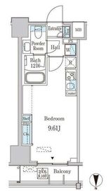JP noie 西蒲田 1104 間取り図
