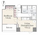 ボワエトワール立石 201 間取り図