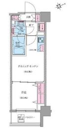 クレヴィアリグゼ世田谷松陰神社前 706 間取り図