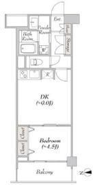 ミリアレジデンス大岡山 2階 間取り図