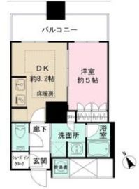 ザ・パークハウス西新宿タワー60 23階 間取り図