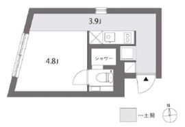 カトレ・コート 202 間取り図