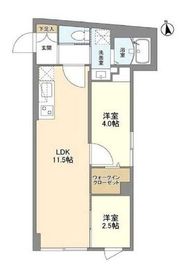 ウェルスクエア学芸大学Ⅱ 301 間取り図