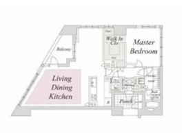 THE CONOE代官山 9階 間取り図