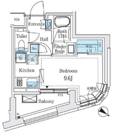 パークコート恵比寿 3階 間取り図