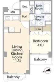 リ・プレゼ恵比寿 6階 間取り図