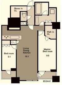 三田ガーデンヒルズ EAST HILL 2階 間取り図