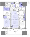 麻布台ヒルズレジデンスB 9階 間取り図
