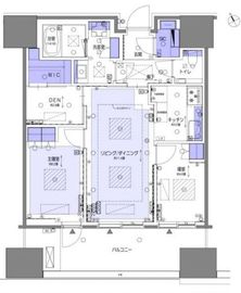 麻布台ヒルズレジデンスB 9階 間取り図