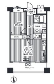 ピエス綱島 603 間取り図