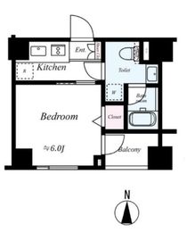 ブライズ高田馬場 4階 間取り図
