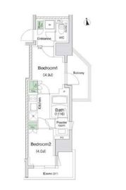 スタイリオ川崎 1505 間取り図