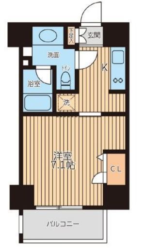 レジディア新横浜 1014 間取り図