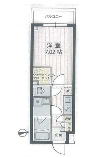 アプリーレ宮崎台2 508 間取り図