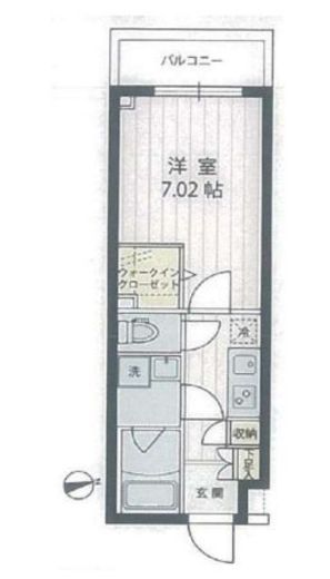 アプリーレ宮崎台2 402 間取り図