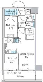 パークアクシス品川南大井パークフロント 317 間取り図