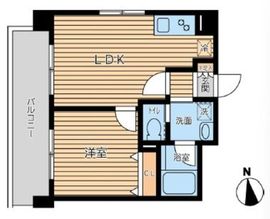 オーキッドレジデンス三ノ輪Ⅱ 501 間取り図