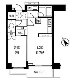 パークハウス代々木公園アーバンス 3階 間取り図