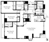 フォレスタ御苑前 401 間取り図