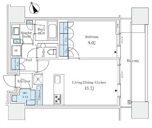 麻布台ヒルズレジデンスB 28階 間取り図