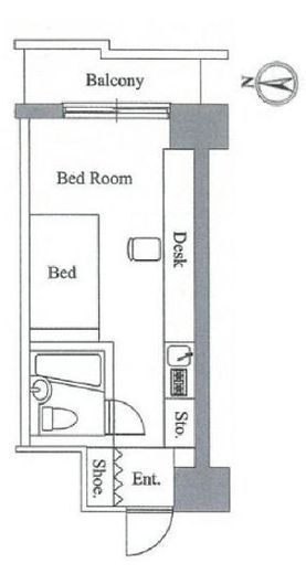 アレックス日乃本 617 間取り図