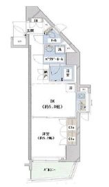 コンシェリア西新宿 4階 間取り図
