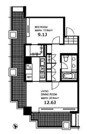 城山トラストコート W202 間取り図