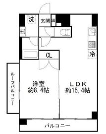 カルディア西馬込 507 間取り図