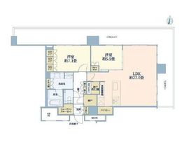 THE TOWER湘南辻堂 22階 間取り図
