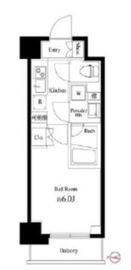 ハーモニーレジデンス武蔵小杉#002 3階 間取り図