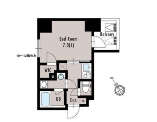 アルティザ五反田 701 間取り図