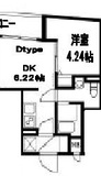 U Residence武蔵小山 204 間取り図