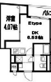 U Residence武蔵小山 205 間取り図
