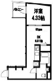 U Residence武蔵小山 307 間取り図