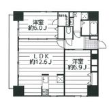 ラフィーネ音羽 1201 間取り図