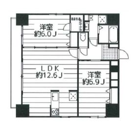 ラフィーネ音羽 1201 間取り図