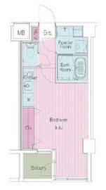 レスピール羽田 404 間取り図