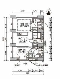 東雲キャナルコートCODAN 14-612 間取り図