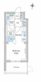 スタイリオ池上SOUTH 209 間取り図