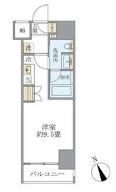 リビオレゾン新虎通り 10階 間取り図