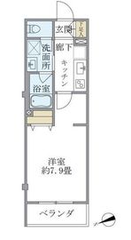ブリスたまプラーザ 302 間取り図