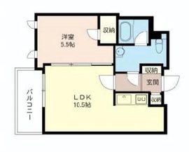 エスティメゾン五反田 905 間取り図