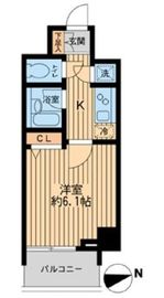 HF早稲田レジデンス2 203 間取り図