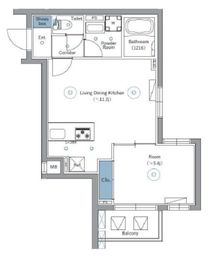 SYFORME NEXT IKEBUKURO WEST (シーフォルムネクスト池袋ウエスト) 2階 間取り図