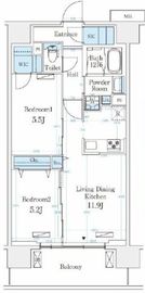 ハビテ本厚木 902 間取り図